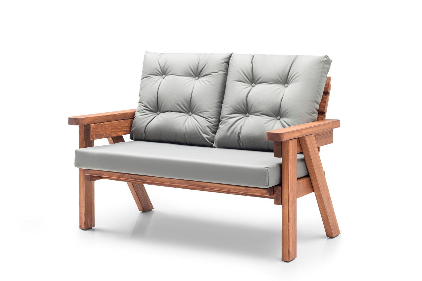 Клупа за градина Hanah Home Abant 131x88x80cm орев