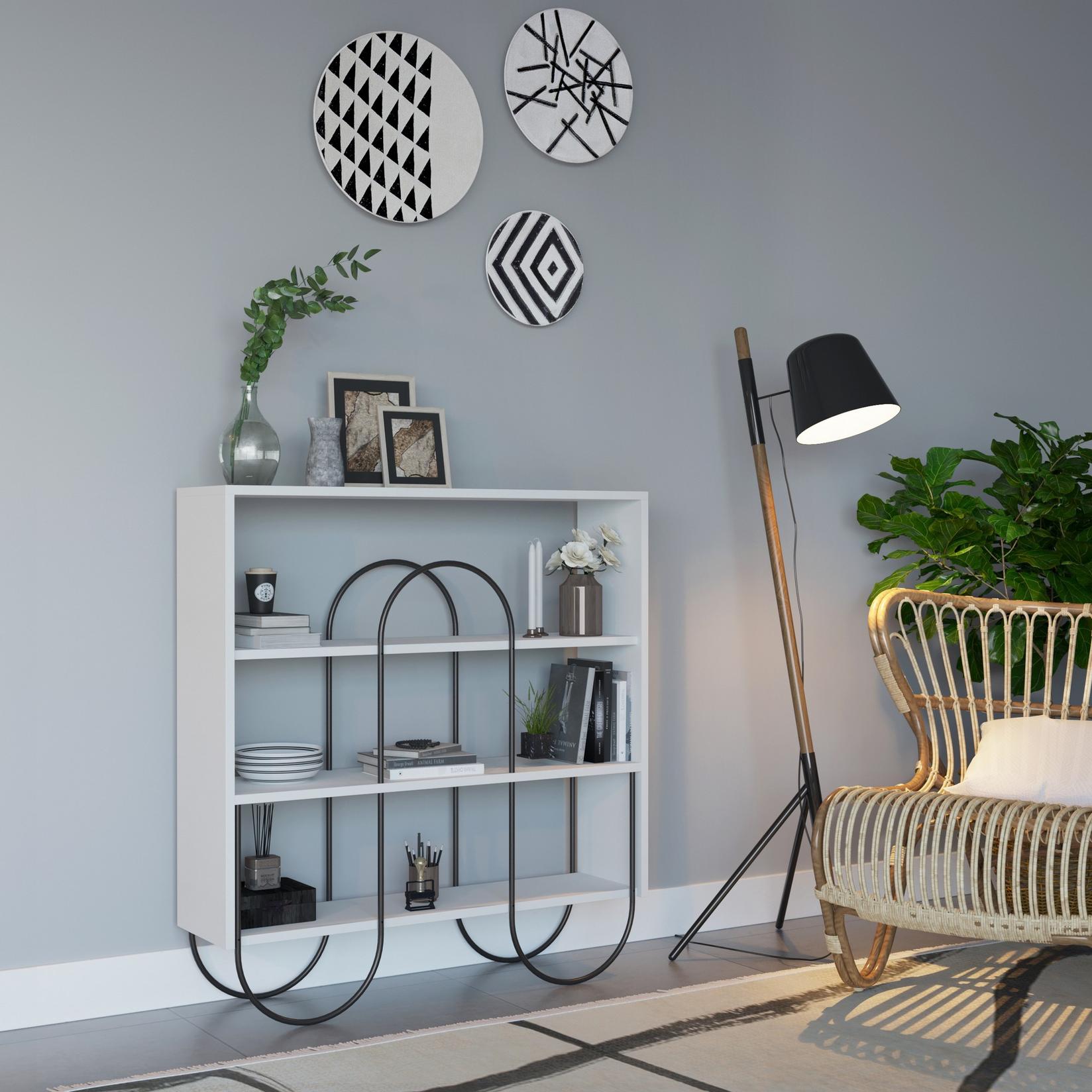 Комода Hanah Home Норфолк 96x99x25.5 см бела