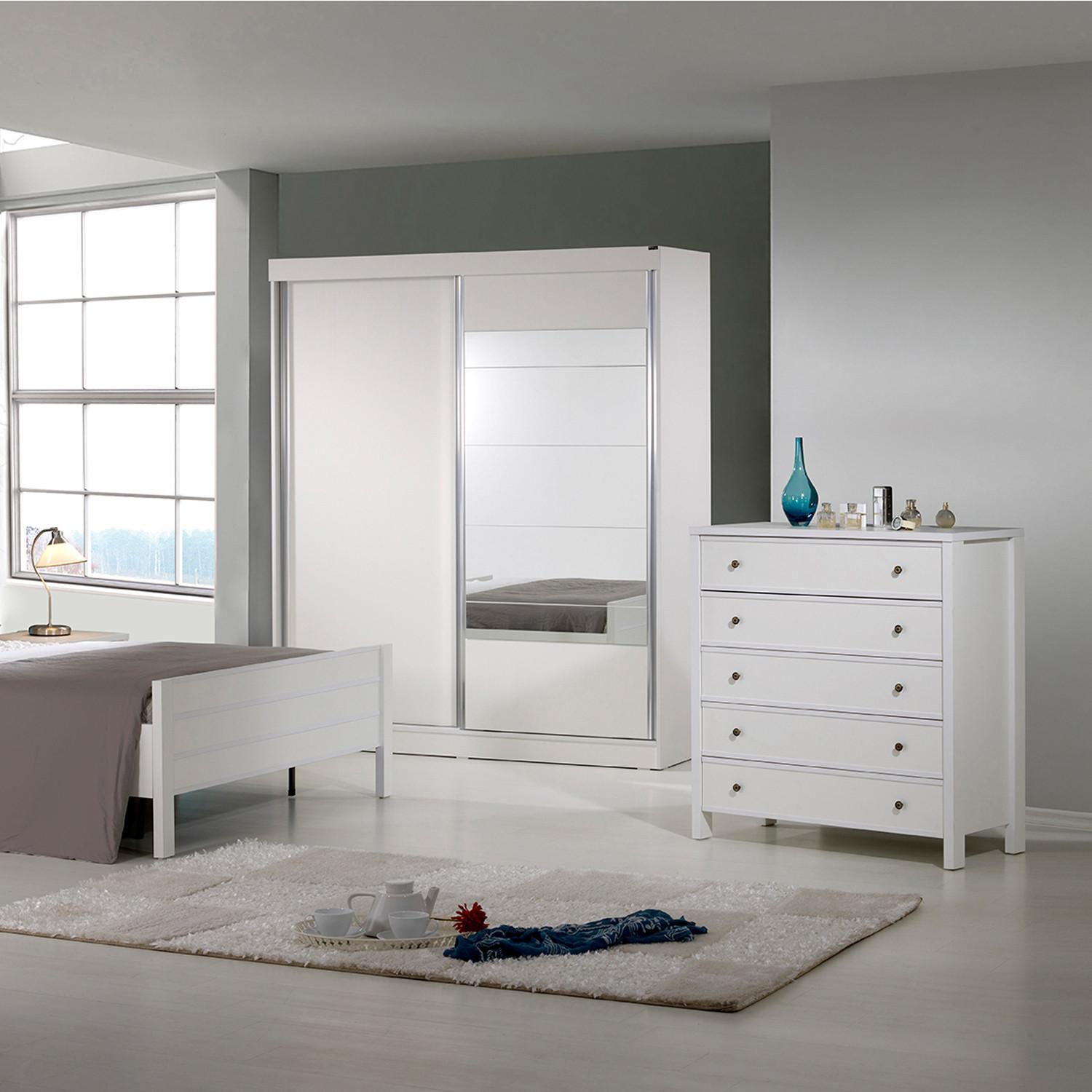 Комода Hanah Home Rio 100x110x47cm бела