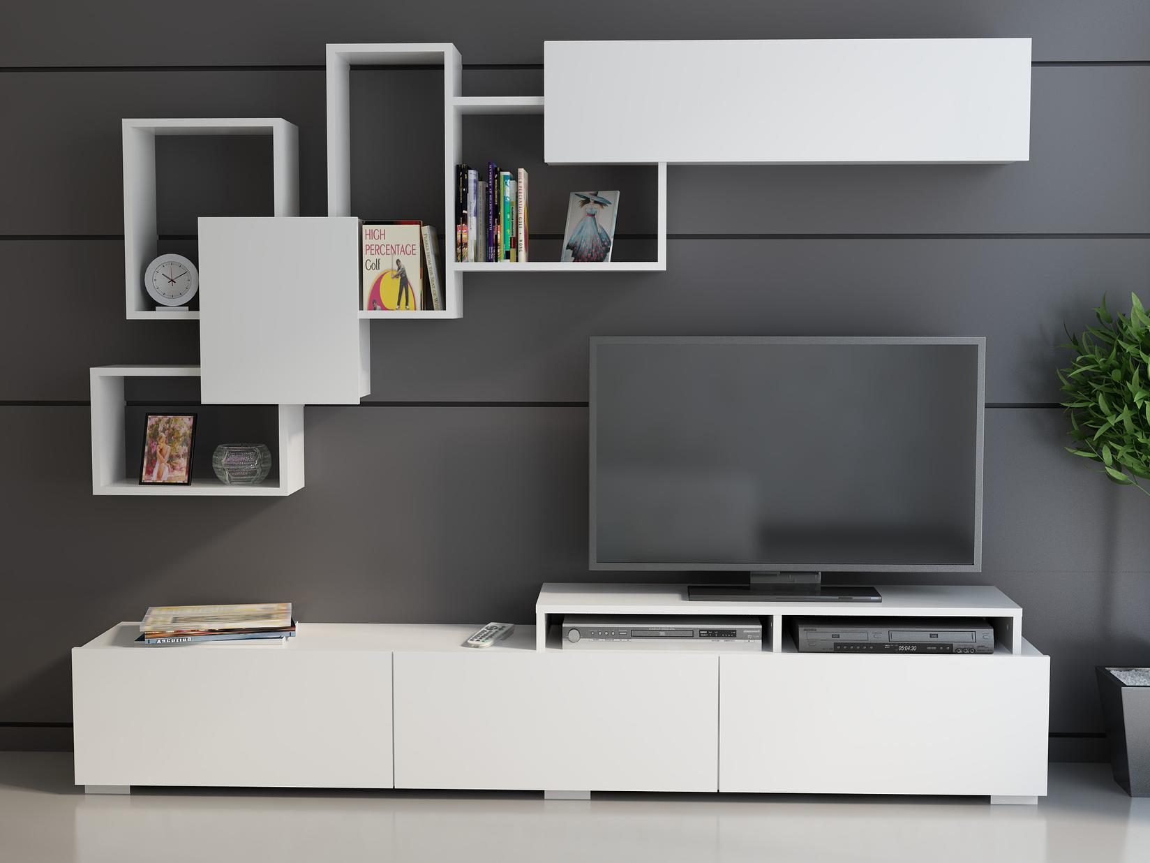 Комода за фиоки Hanah Home TV Amor White
