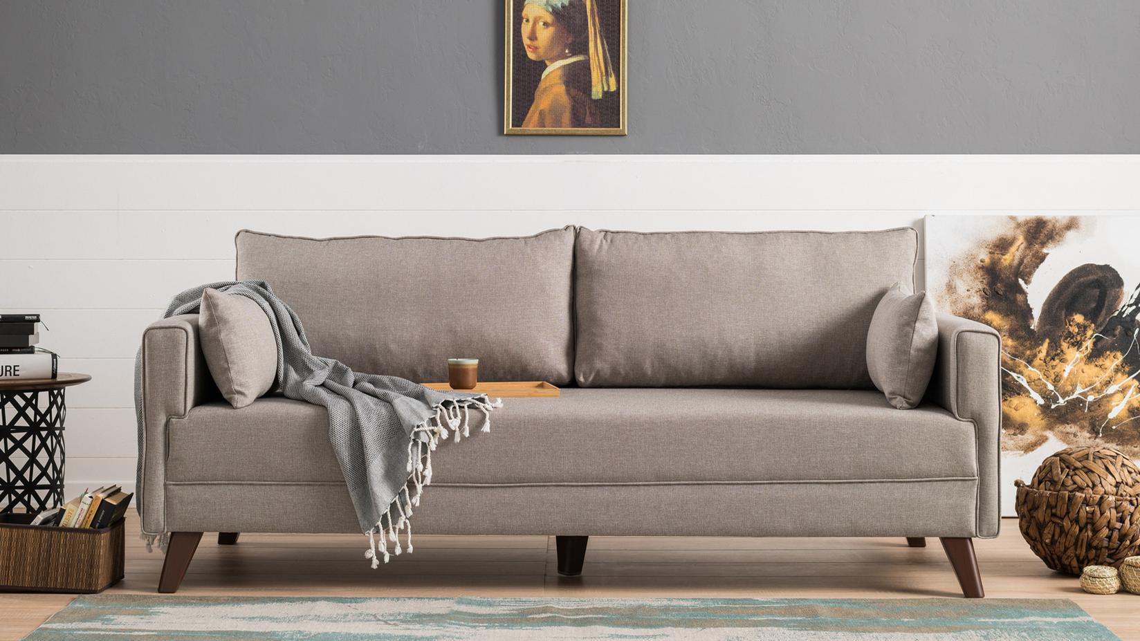 Atelier Del Sofa Аголна Софа Bella 208X85X81 Cm Крем