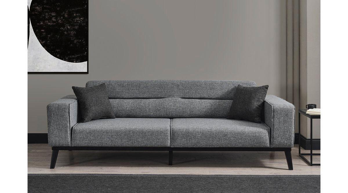 Atelier del Sofa Расклопна гарнитура Bali 92x74x222cm Светло сива