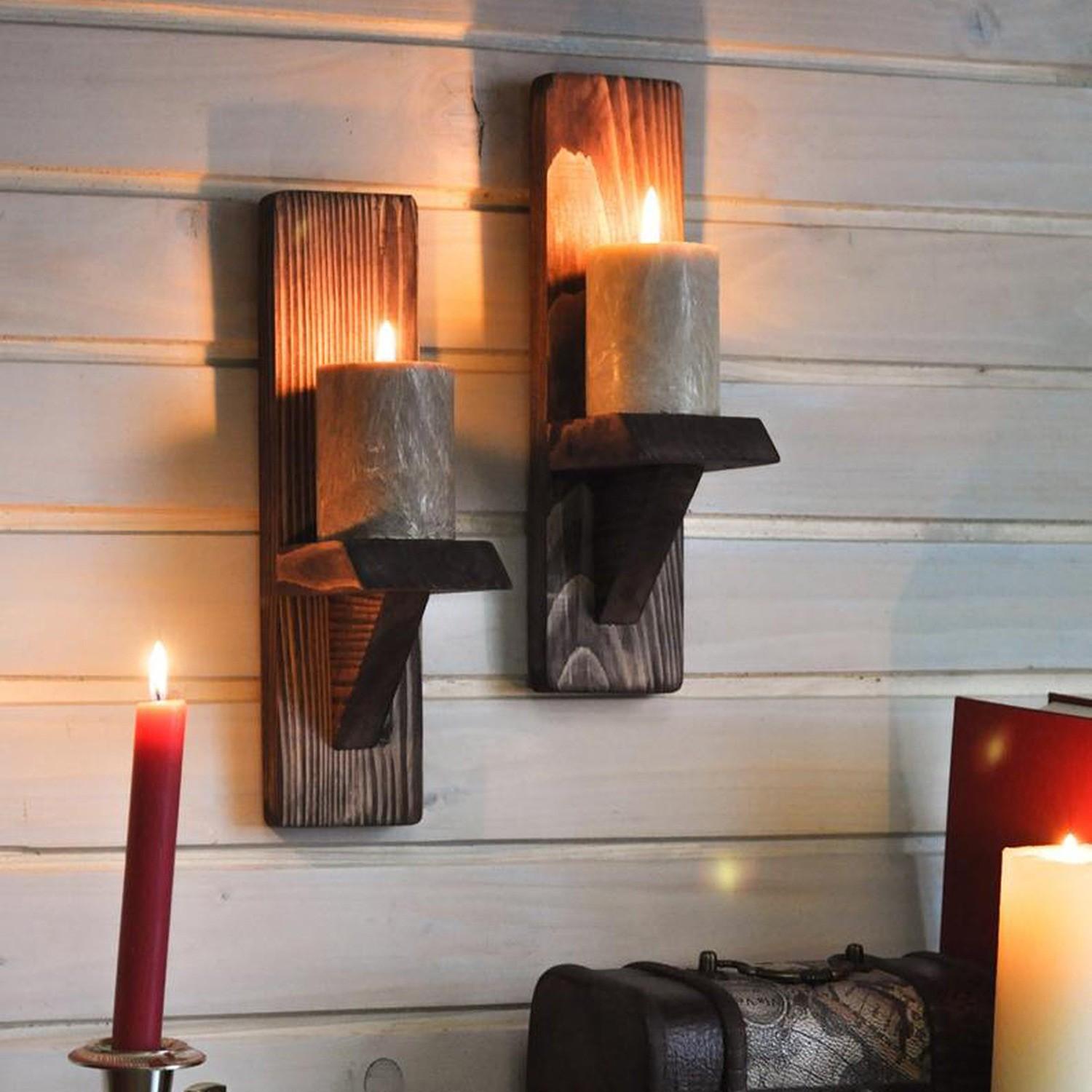 Dzидна полица Hanah Home од орев