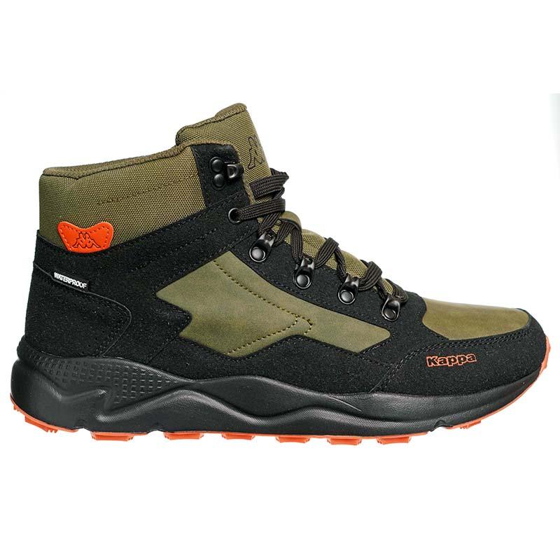 KAPPA Машки длабоки патики Logo gamus MD WP, Маслинесто-Црни