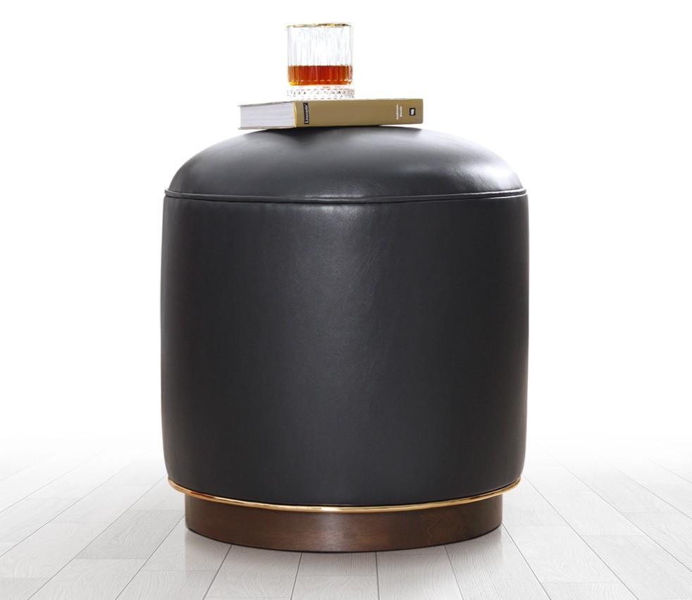 Столче „Ателје дел Софа" 43 см Антрацит