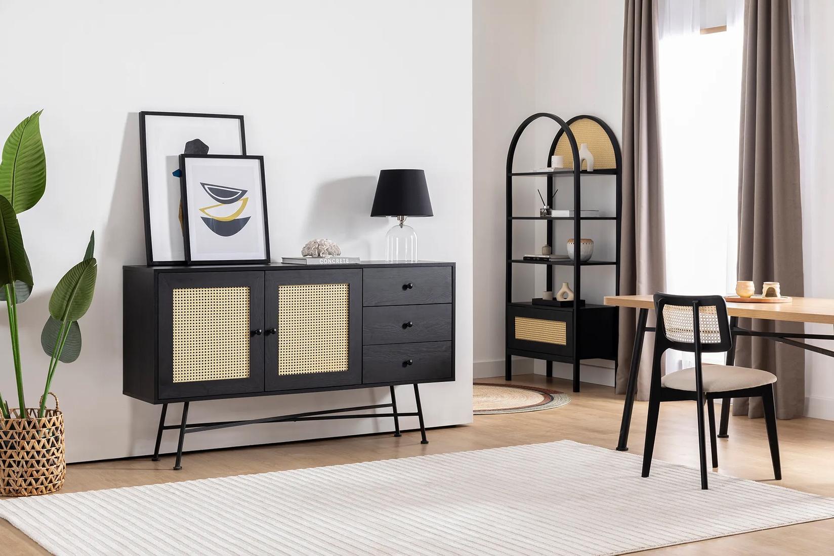 Комода Hanah Home Nala 160 160x90x40cm црна