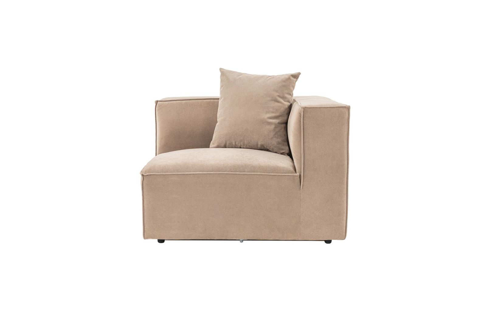 Фотелја Atelier del Sofa Sora 1R 96x70x104cm Cappuccino