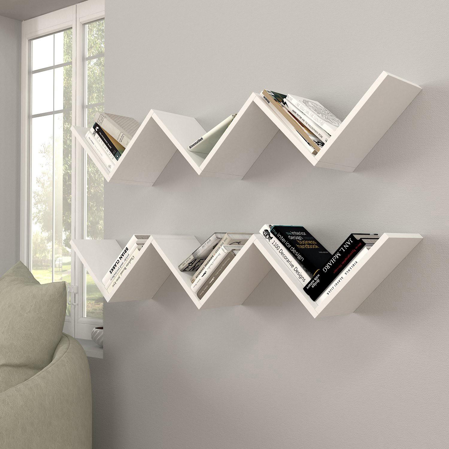 Dzидна полица Hanah Home бела