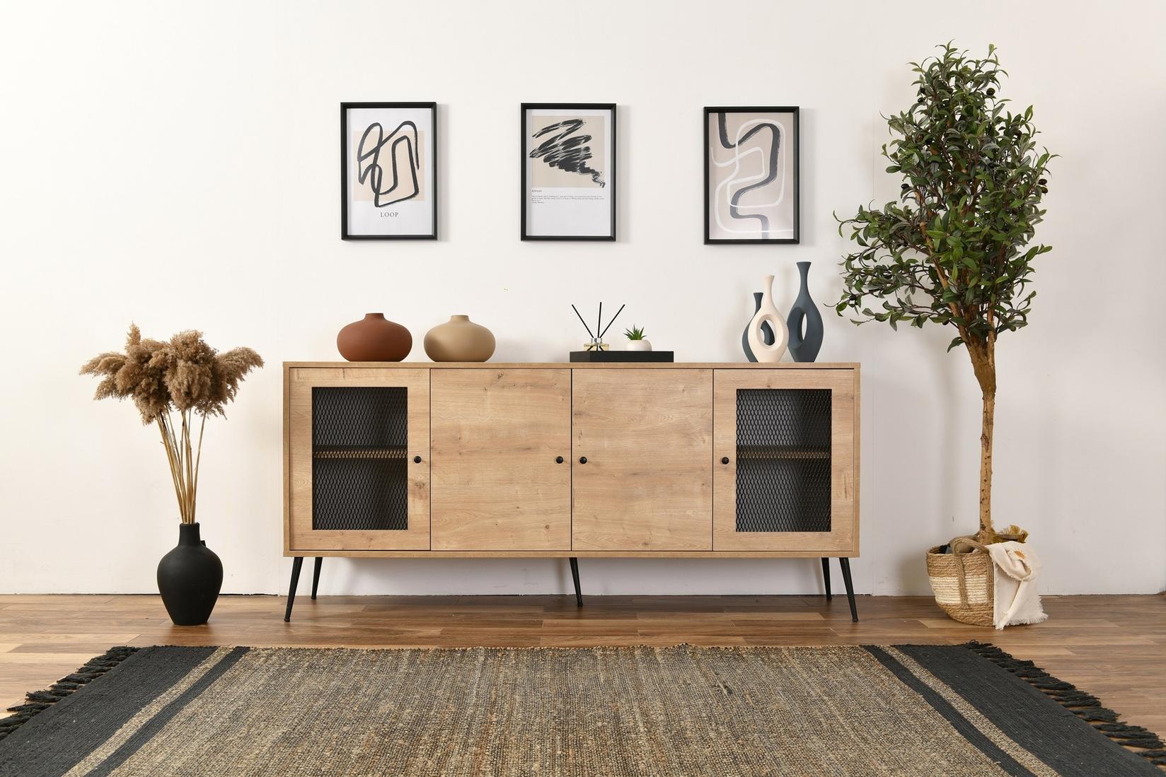 Hanah Home Commode Wheel 180x81x41cm даб