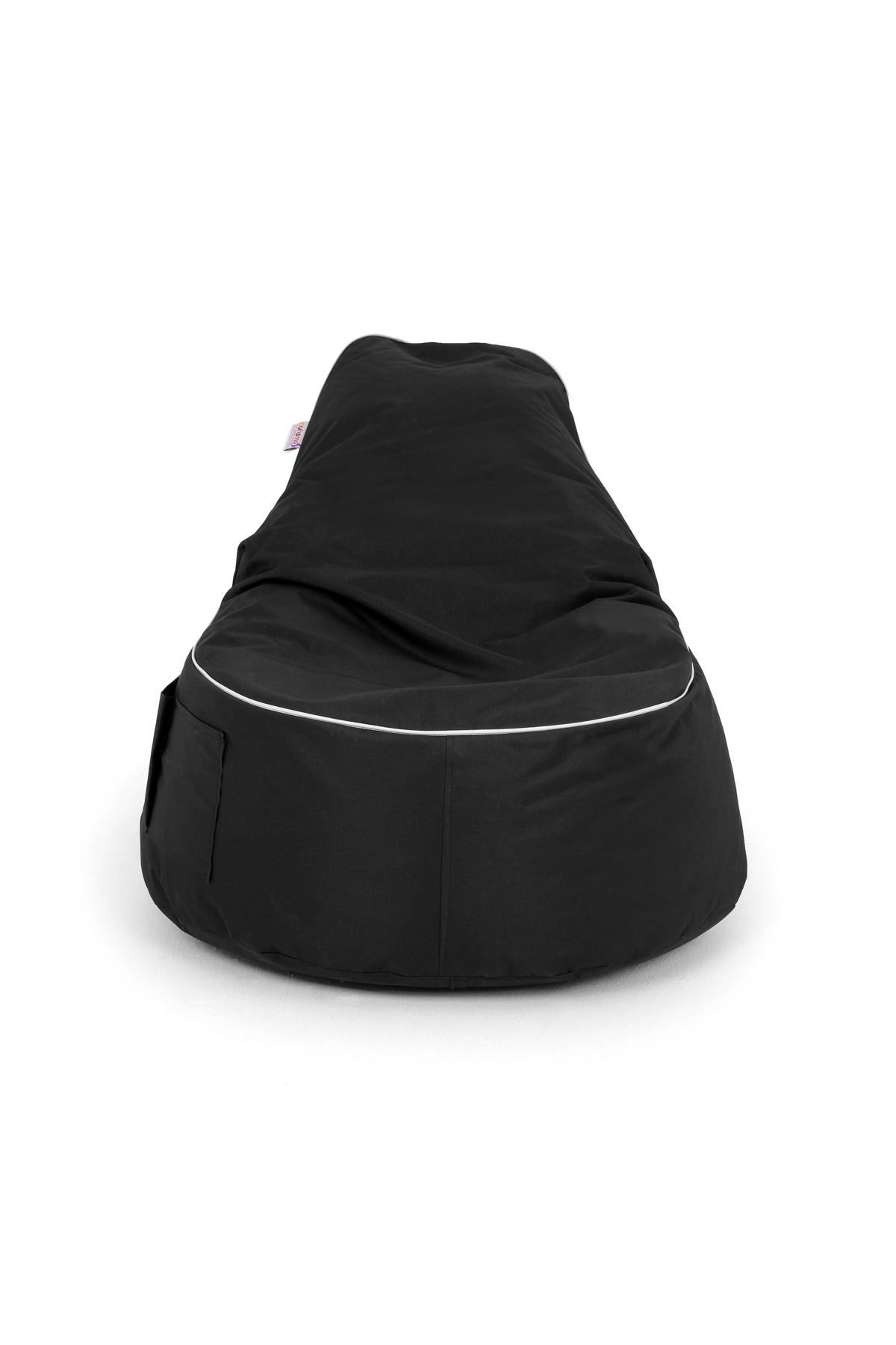 Црна торба „Лејзи" од „Ателје дел Софа"