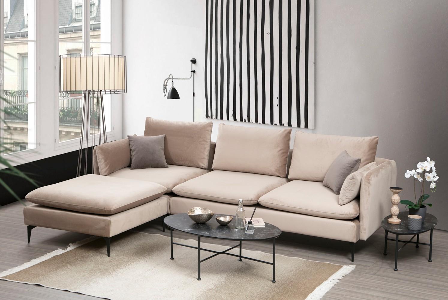 Аголна гарнитура Atelier del Sofa Felix 94x85x289cm беж