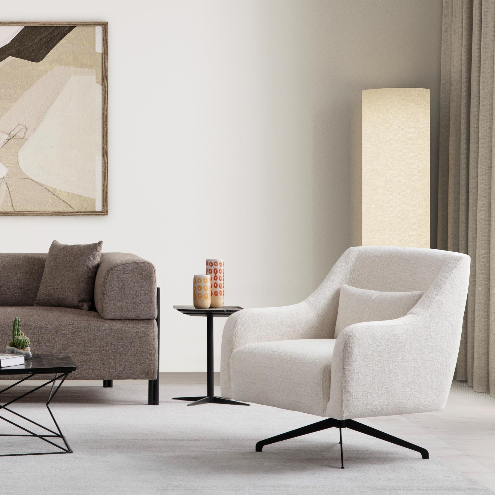 Фотелја Atelier del Sofa Gio Bergere 95x88x80cm бела