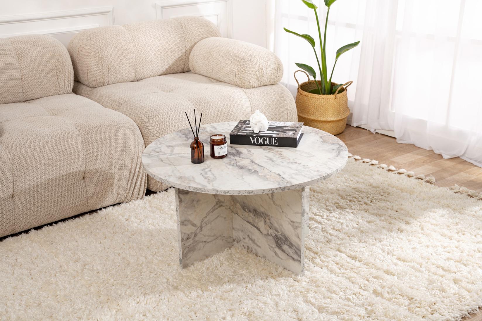 Маса Hanah Home Club Harmony 80x45x80cm Sand