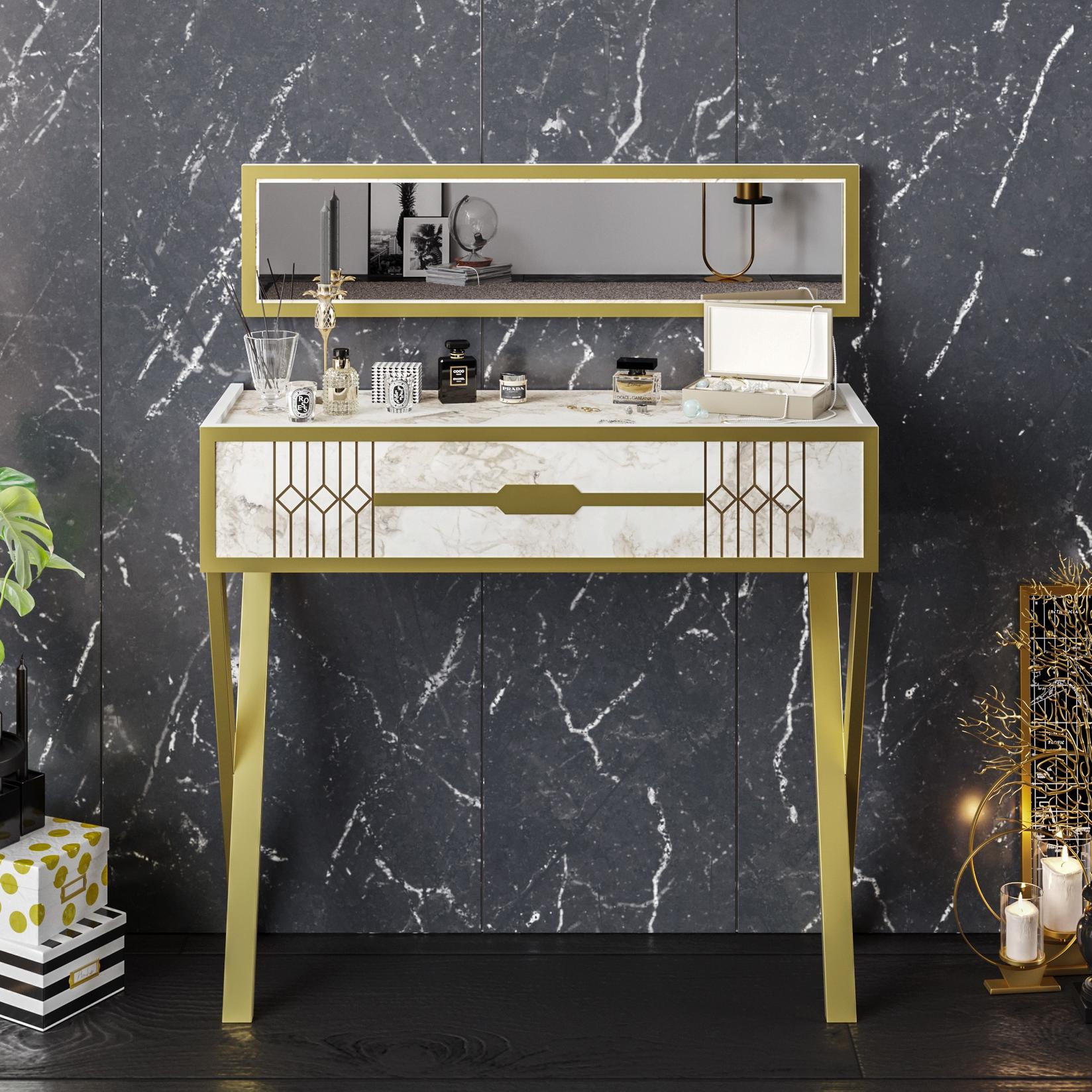 Полица Hanah Home 90x80x32cm бела