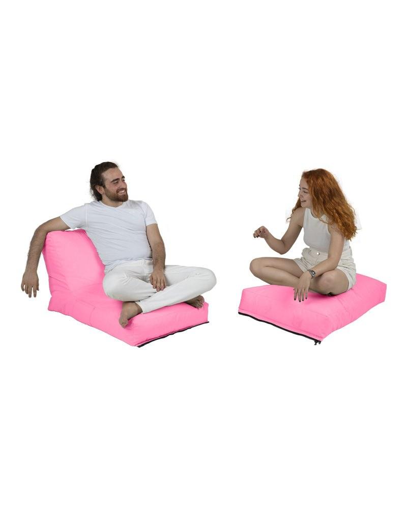 Розова торба „Лејзи" од „Ателје дел Софа"