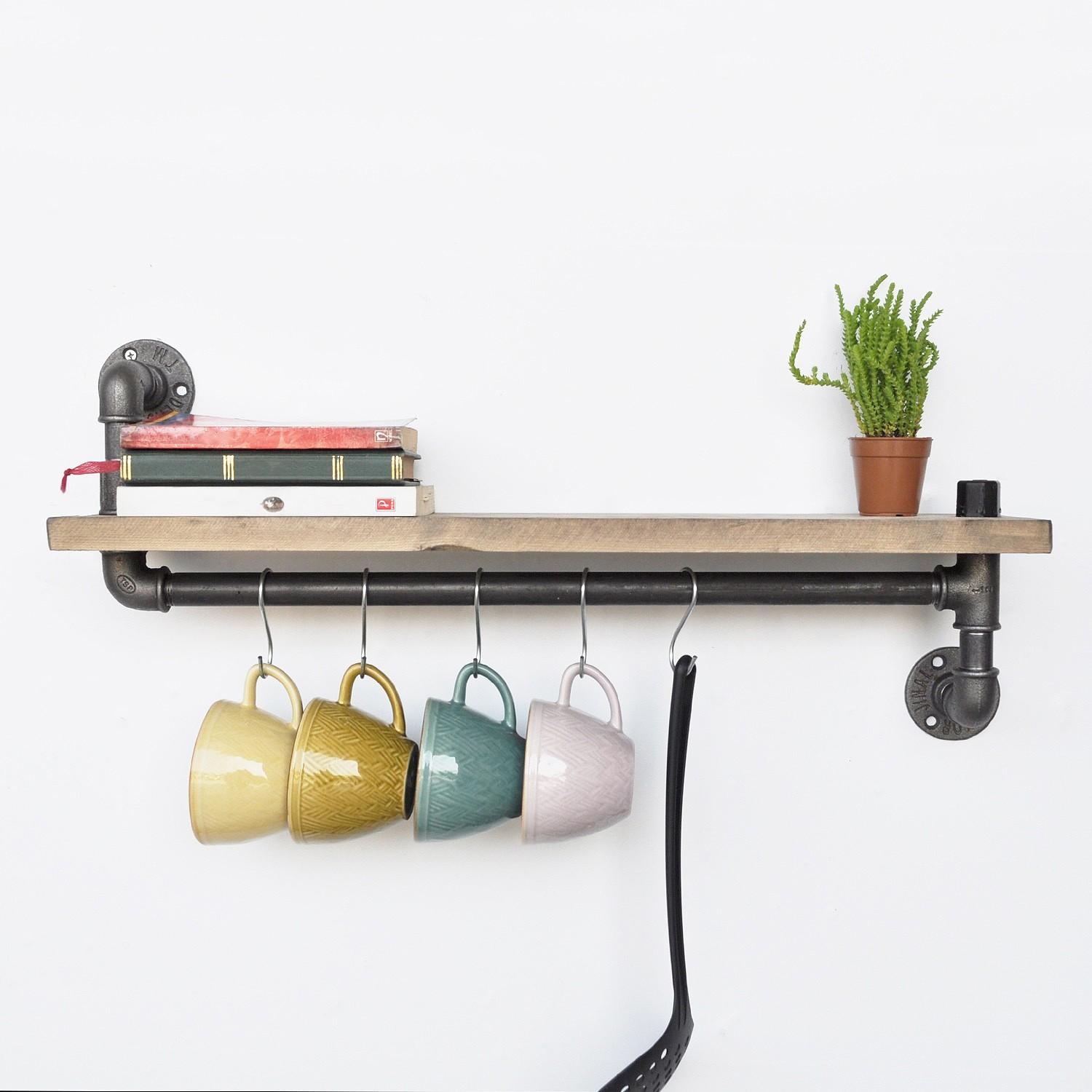 Dzидна полица Hanah Home од орев