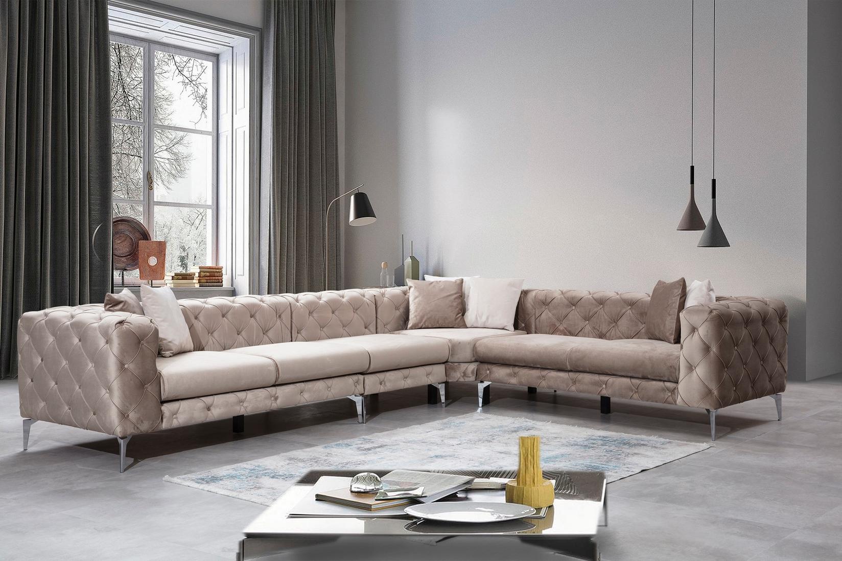 Аголна гарнитура Atelier del Sofa Como 310x73x270cm беж боја