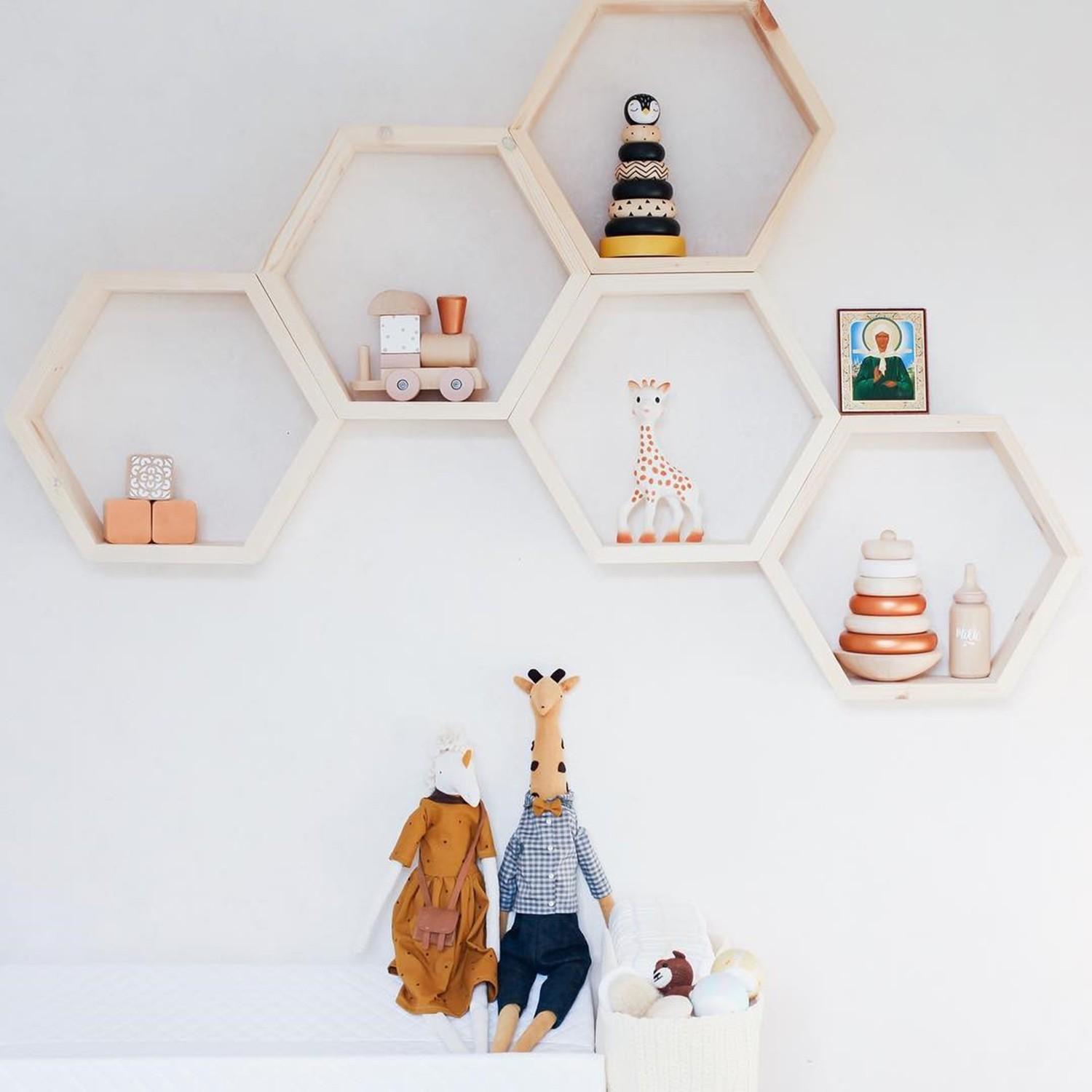 Dzидна полица Hanah Home од орев