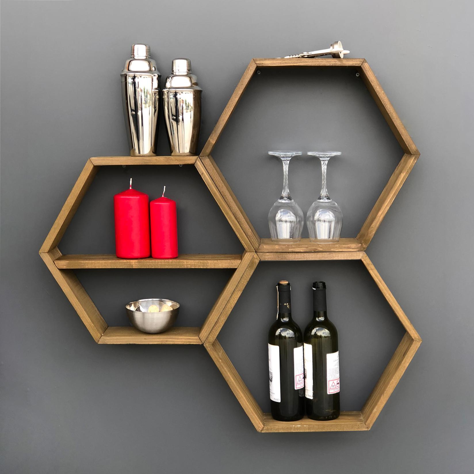 Dzидна полица Hanah Home од орев