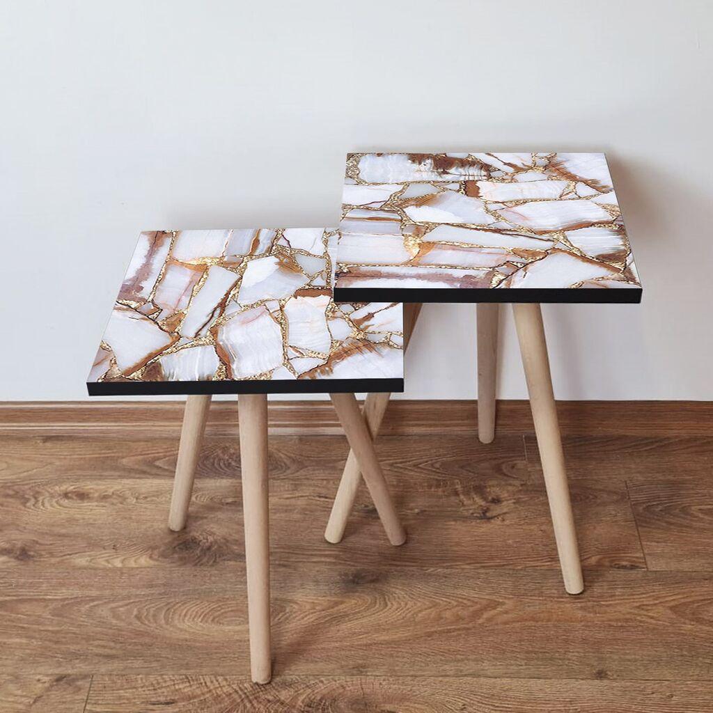 Комплет масички за кафе Hanah Home 2Shp499, 2 парчиња, сина