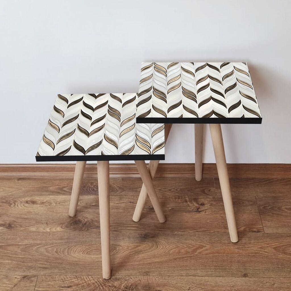 Комплет масички за кафе Hanah Home 2Shp494, 2 парчиња, зелена