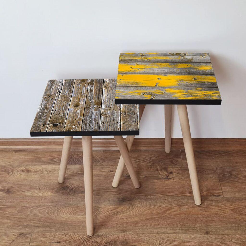 Комплет масички за кафе Hanah Home 2Shp284, 2 парчиња, шарени