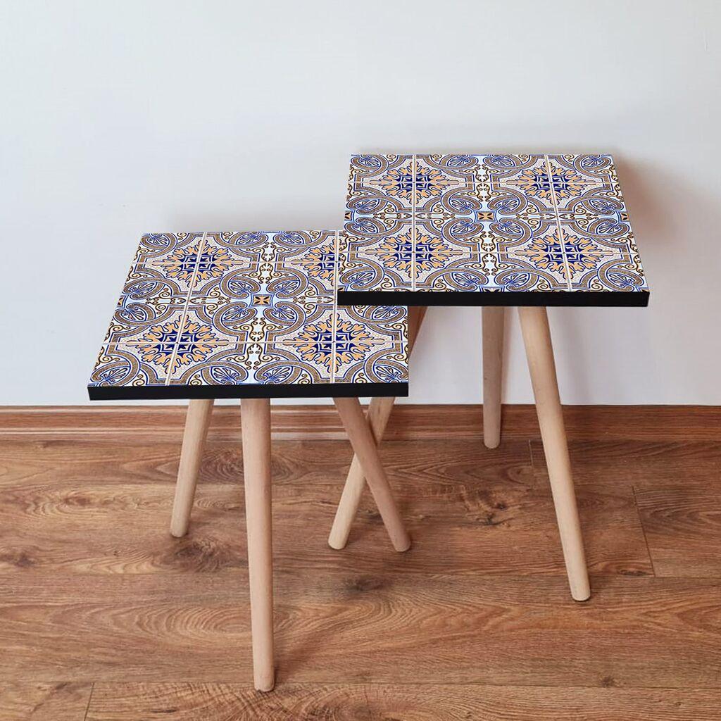 Комплет масички за кафе Hanah Home 2Shp413, 2 парчиња, црна