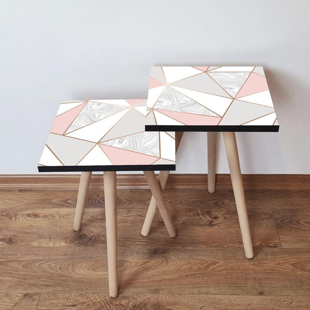 Комплет масички за кафе Hanah Home 2Shp439, 2 парчиња, светло сина боја