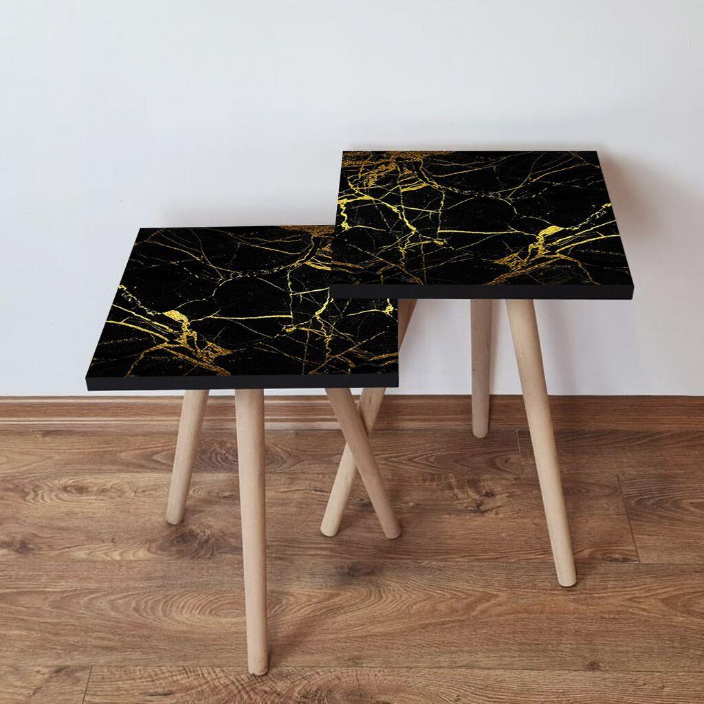 Комплет масички за кафе Hanah Home 2Shp313, 2 парчиња, шарени