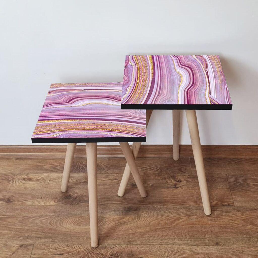 Комплет масички за кафе Hanah Home 2Shp112, 2 парчиња, сина