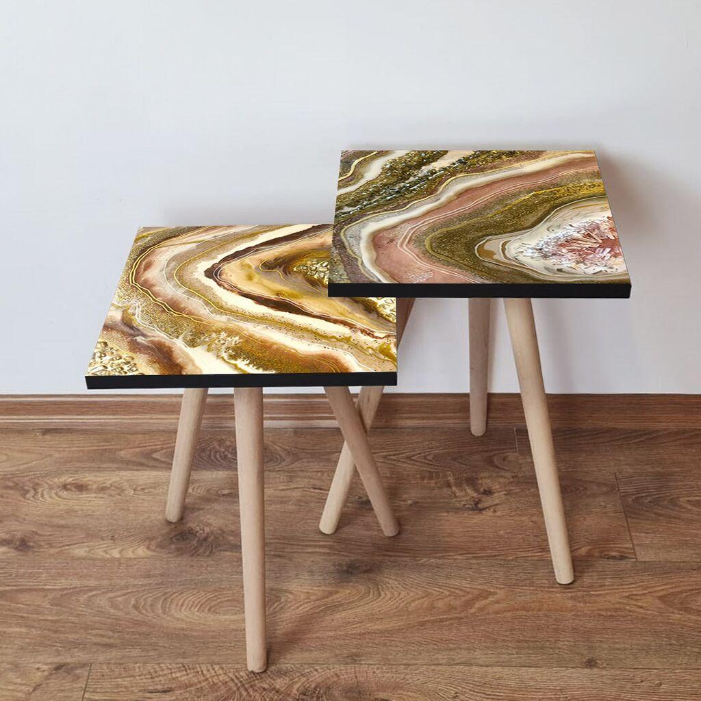 Комплет масички за кафе Hanah Home 2Shp3, 2 парчиња, бела