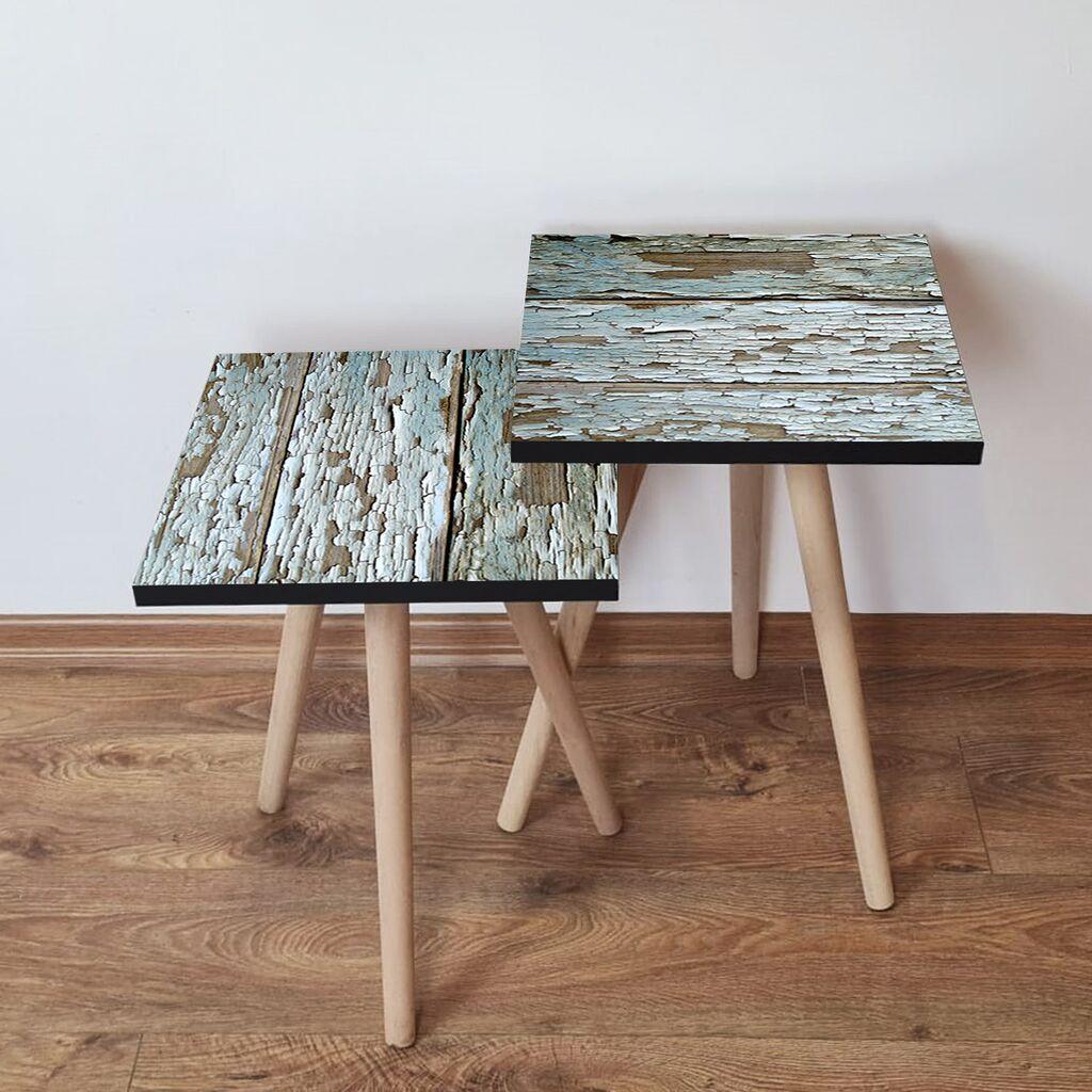 Комплет масички за кафе Hanah Home 2Shp503, 2 парчиња, шарени