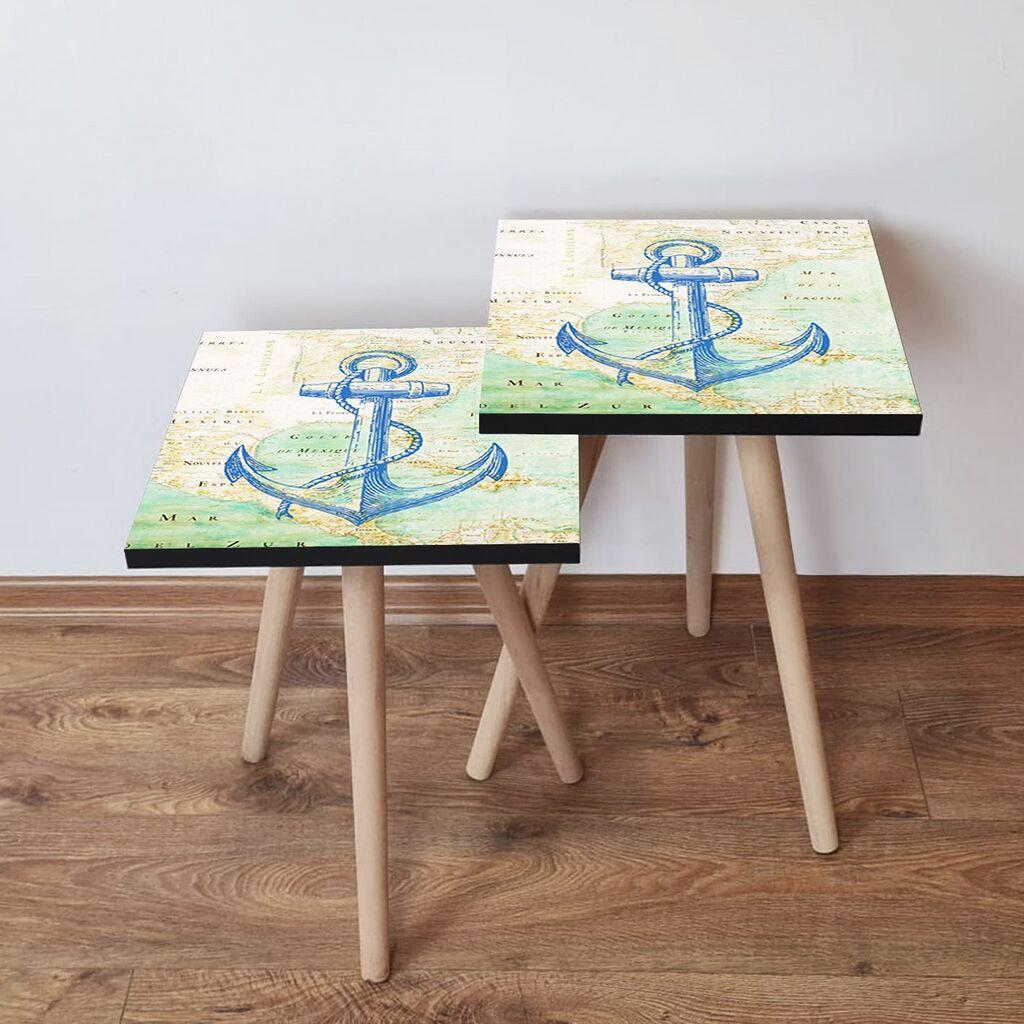 Комплет масички за кафе Hanah Home 2Shp444, 2 парчиња, црна