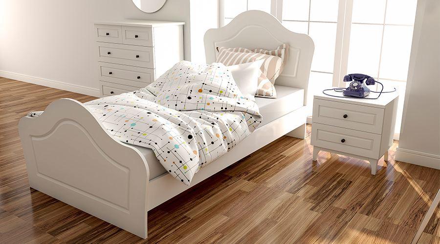 Рамка за кревет Hanah Home Rb-022, 90x120x190 см, бела