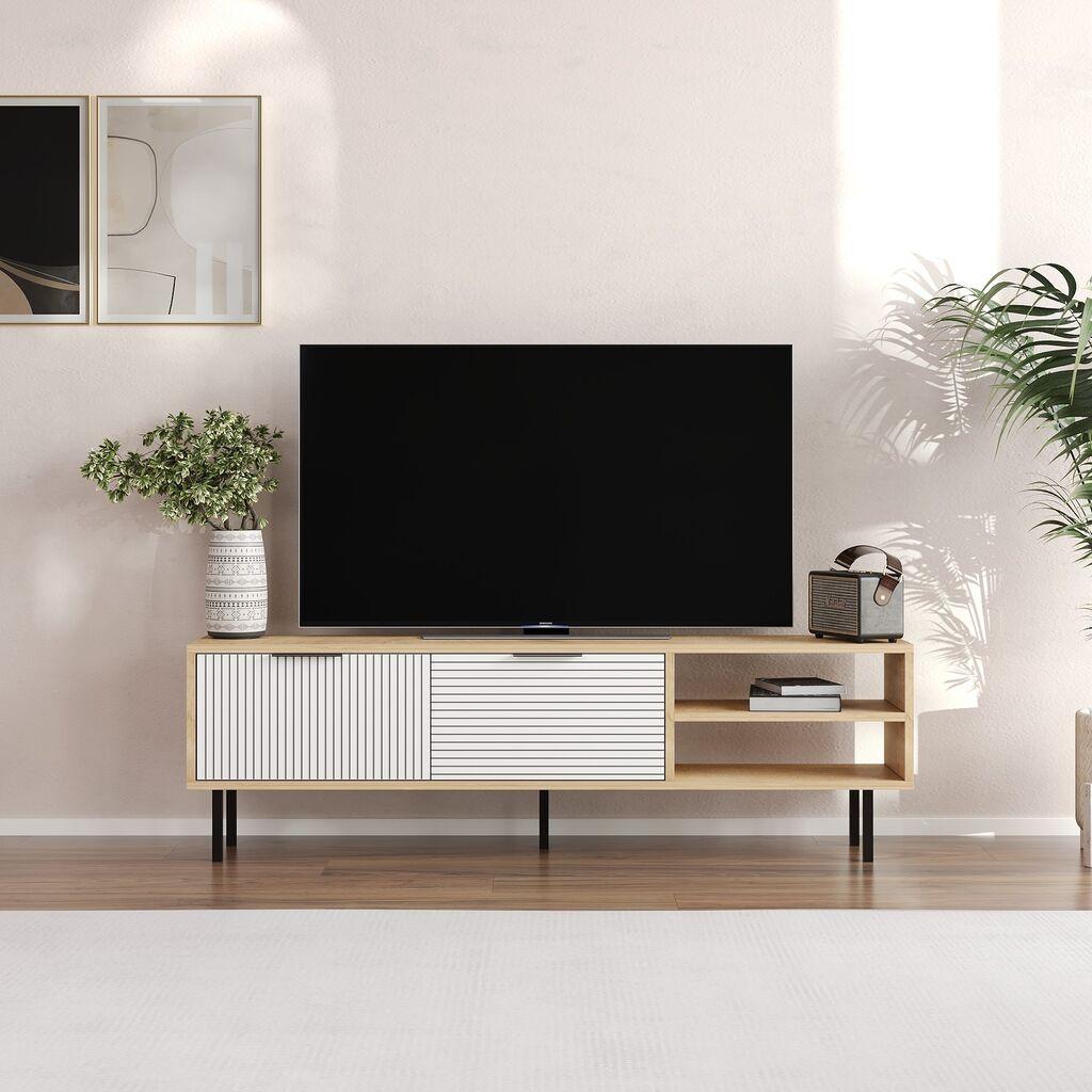 Комода за телевизор Hanah Home Venus, 150x45x30 см, даб
