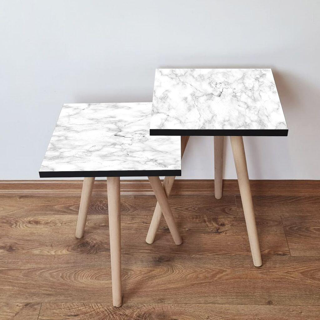 Комплет масички за кафе Hanah Home 2Shp504, 2 парчиња, шарени