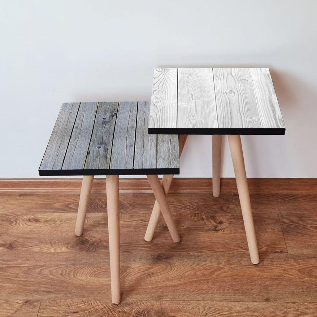 Комплет масички за кафе Hanah Home 2Shp308, 2 парчиња, шарени