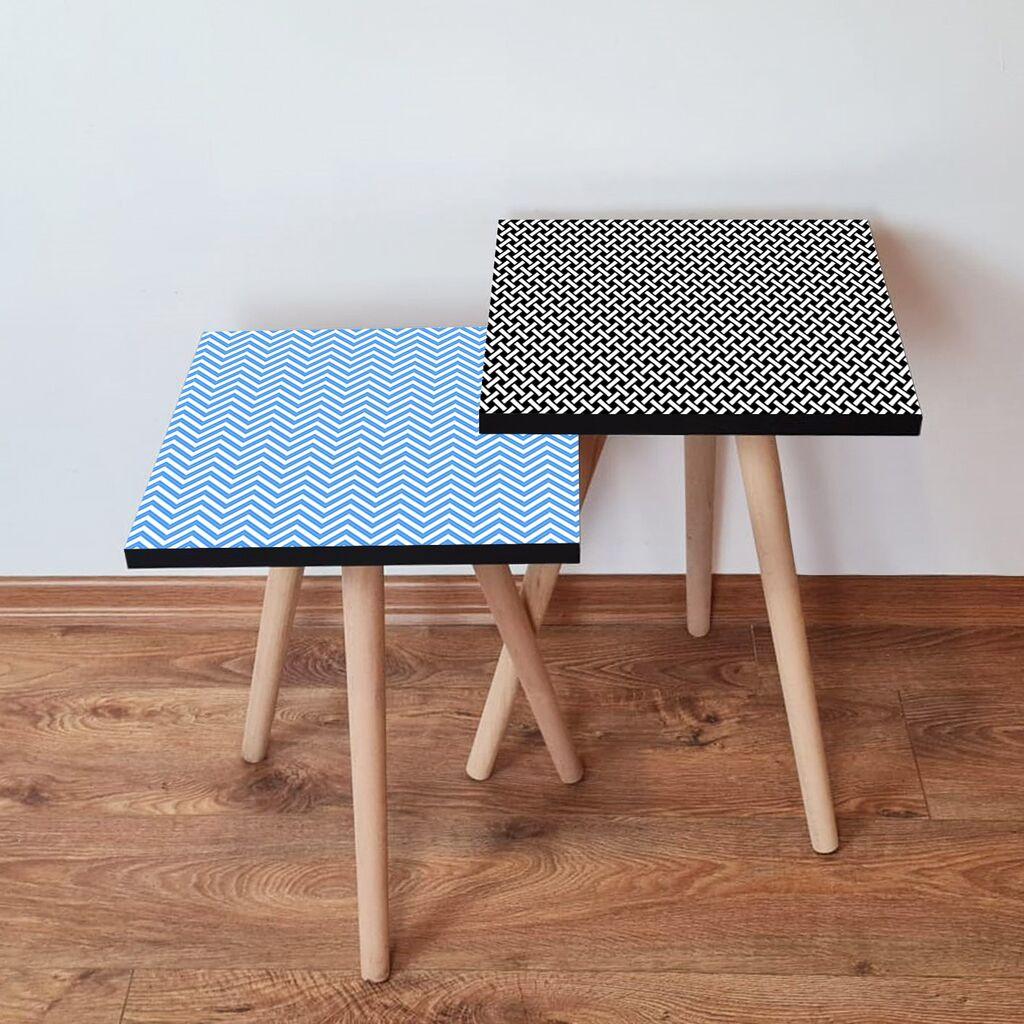 Комплет масички за кафе Hanah Home 2Shp255, 2 парчиња, бела