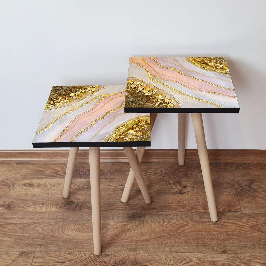 Комплет масички за кафе Hanah Home 2Shp87, 2 парчиња, тиркизна