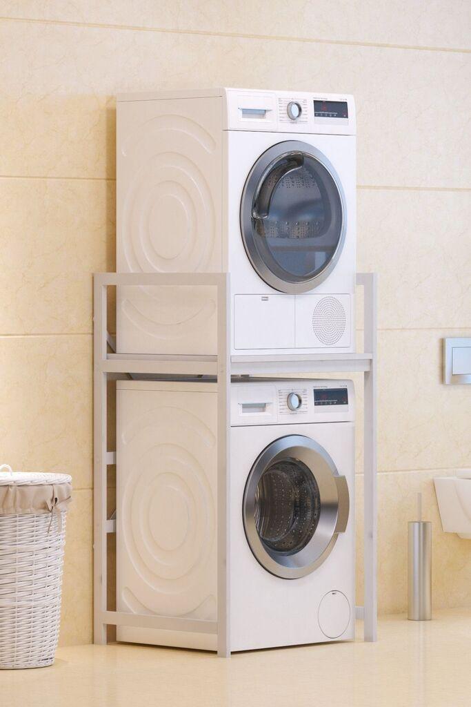 Hanah Home полица за машина за перење C7, бела