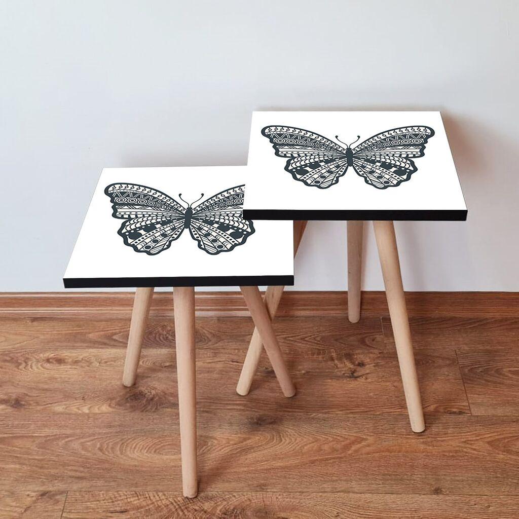 Комплет масички за кафе Hanah Home 2Shp80, 2 парчиња, тиркизна