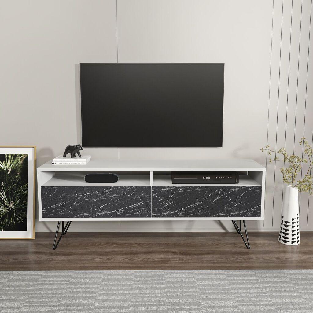 Комода Hanah Home V Flay, 140x53,2x35 см, бела