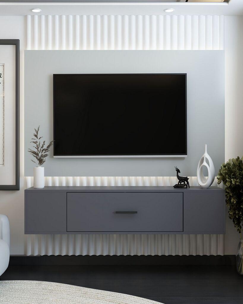 Кодак-кутија за телевизор Hanah Home, 150x33,2x29,6 см, антрацит