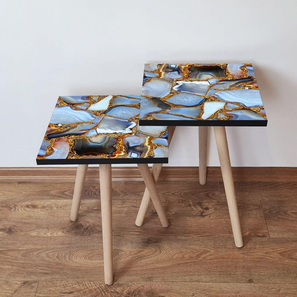 Комплет масички за кафе Hanah Home Twins, 2 парчиња, крем боја