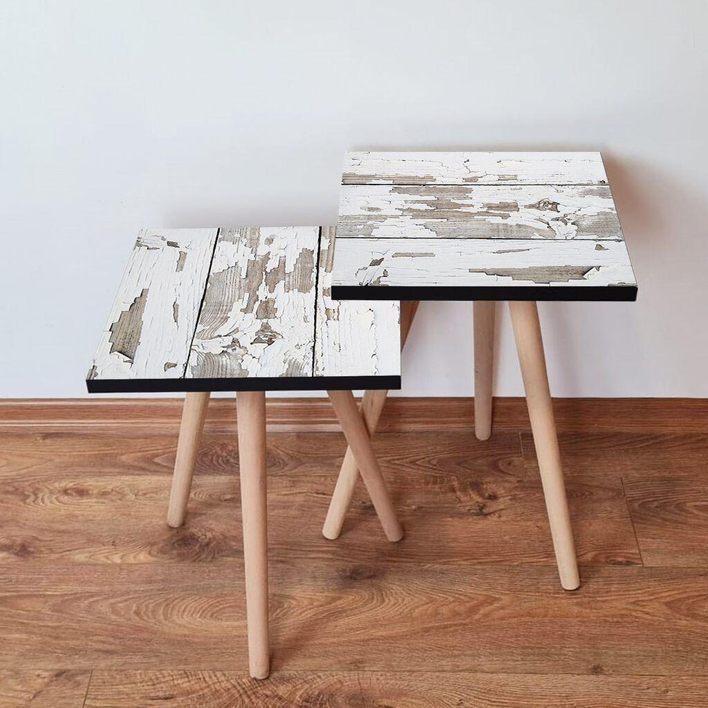 Комплет масички за кафе Hanah Home 2Shp460, 2 парчиња, шарени