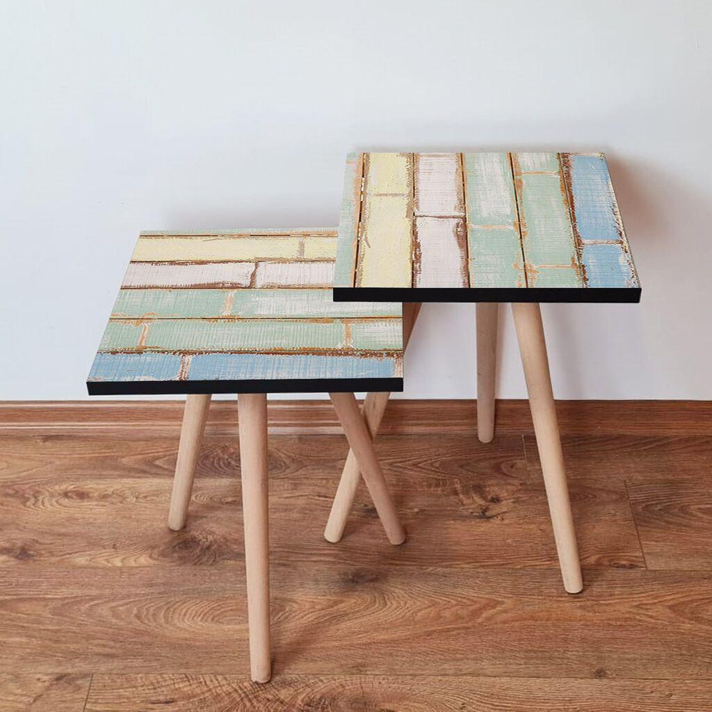 Комплет масички за кафе Hanah Home 2Shp50, 2 парчиња, сина