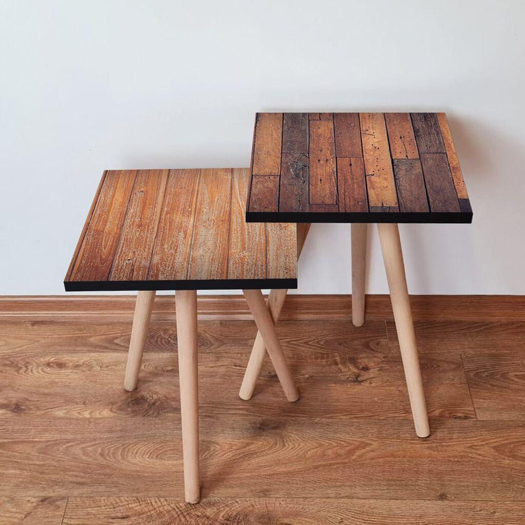 Комплет масички за кафе Hanah Home 2Shp35, 2 парчиња, шарени