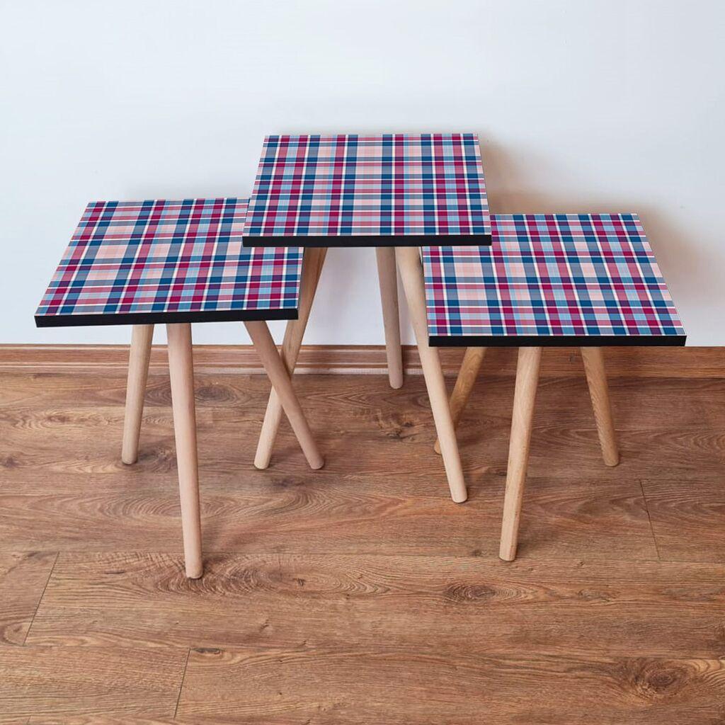 Комплет масички за кафе Hanah Home 3Shp368, 3 парчиња, шарени