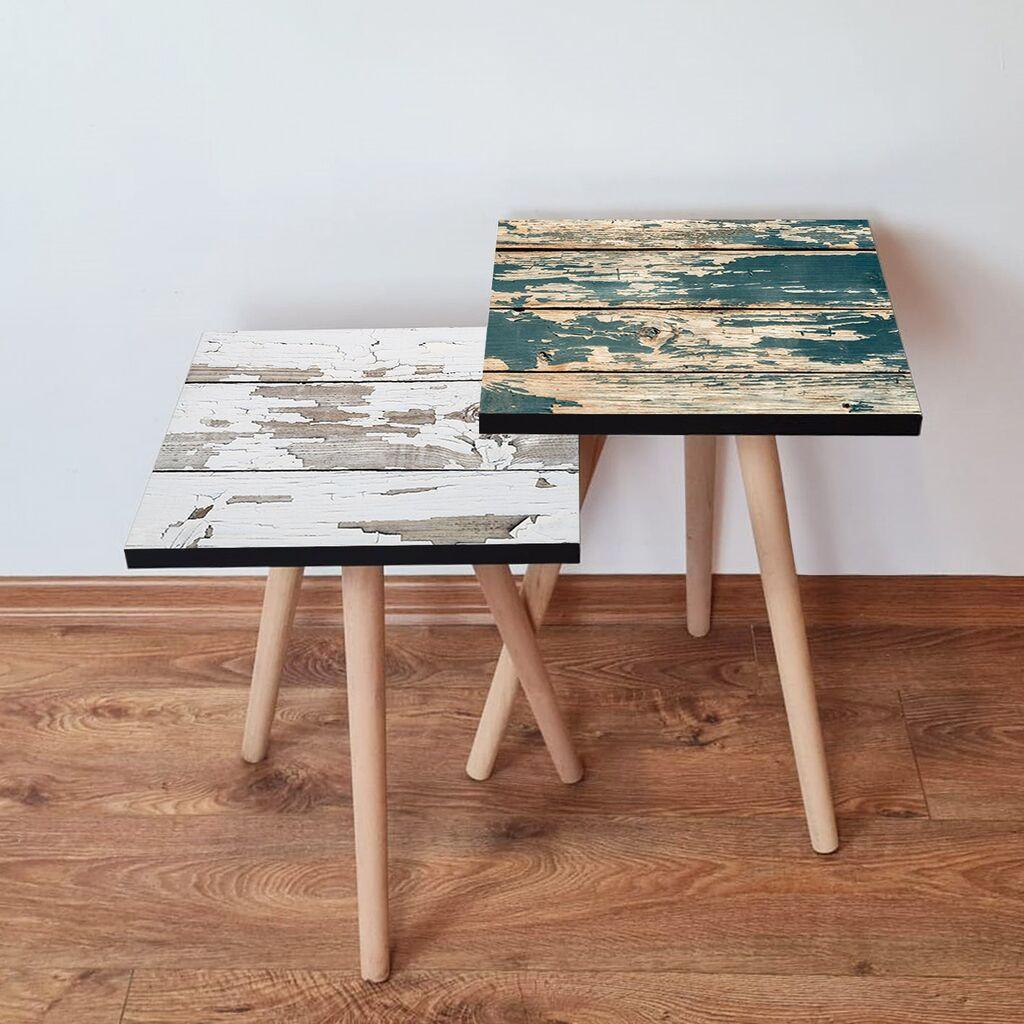 Комплет масички за кафе Hanah Home 2Shp298, 2 парчиња, шарени