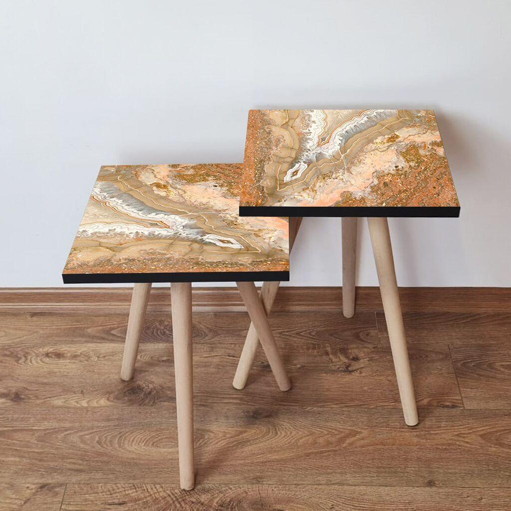 Комплет масички за кафе Hanah Home 2Shp128, 2 парчиња, Ciklama